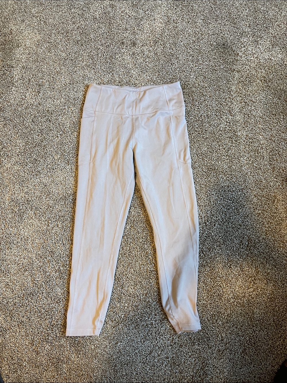 Victoria's Secret Beige/ Pale Pink High-Waist Leggings